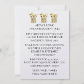 Deco-kerstuitnodiging Kaart (Achterkant)