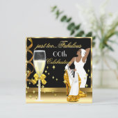 Deco Lady Gold Black te verbluffend op zaterdag Kaart (Staand voorkant)