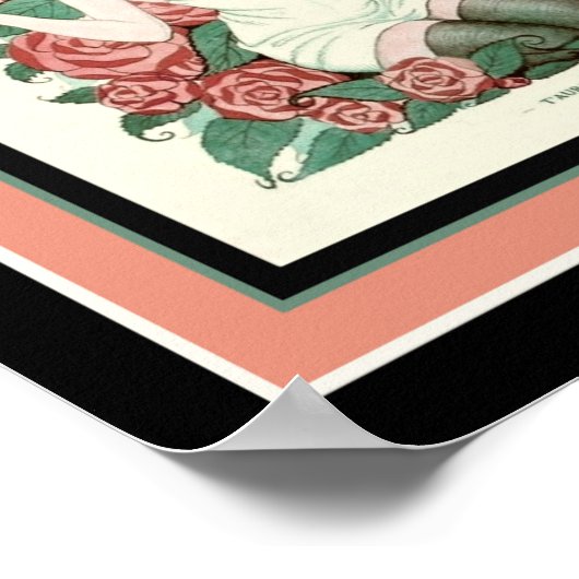 Deco "Le Sourire" uit 1920 Poster (Hoek)