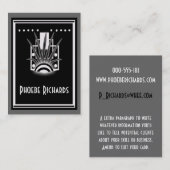 deco leaf visitekaartje (Voorkant / Achterkant)