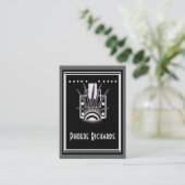 deco leaf visitekaartje (Staand voorkant)