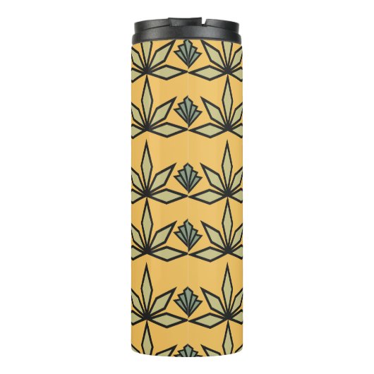 Deco Leaves Thermosbeker (Achterkant)