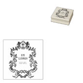  Deco Lijst Bookplate Ex Libris Bookish Rubberstempel (Gestempeld)