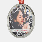 Deco Lijst Foto Metalen Ornament (Links)