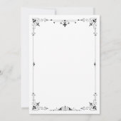  Deco Lijst Land Westerne officiële bruiloft Kaart (Achterkant)