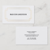 Deco-Lijst | Visitekaartjes (Voorkant / Achterkant)