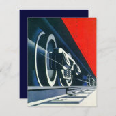  deco locomotief We hebben aankondigingen verplaat (Voorkant / Achterkant)