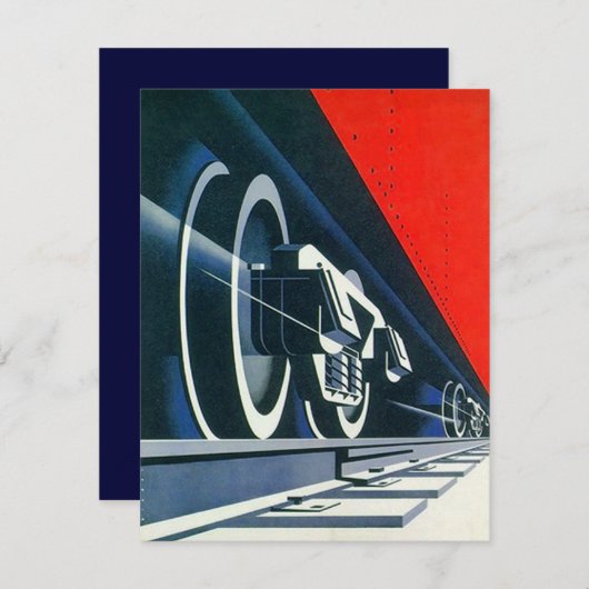  deco locomotief We hebben aankondigingen verplaat (Voorkant / Achterkant)