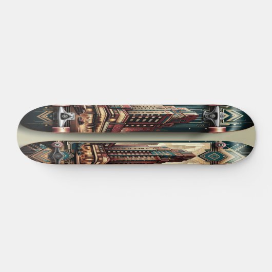 "Deco luxe hoteldek" Persoonlijk Skateboard (Horizontaal)
