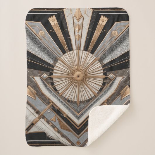 Deco Luxe Sherpa Deken (Voorkant)