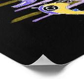 deco' machine-inktkunst poster (Hoek)