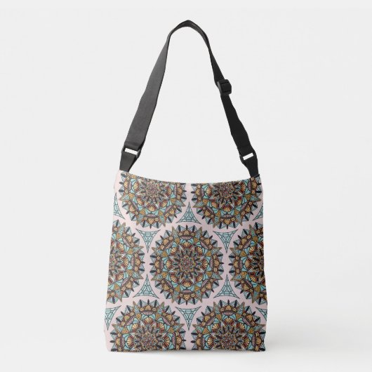 Deco Mandala Pattern Canvas tas (Voorkant)