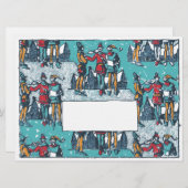 Deco Medieval Carolers uit 1920 (Voorkant / Achterkant)