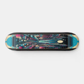 "Deco Metropolis Deck" Persoonlijk Skateboard (Horizontaal)