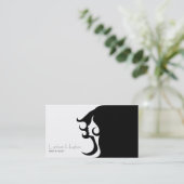 Deco Mod Hair Stylist Visitekaartje (Staand voorkant)