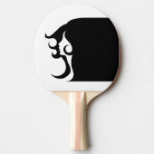 Deco Mod Vrouw Ping Pong Paddle Tafeltennisbatje (Voorkant)