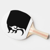 Deco Mod Vrouw Ping Pong Paddle Tafeltennisbatje (Zijkant)