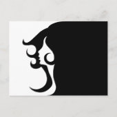 Deco Mod Woman Briefkaart (Voorkant)