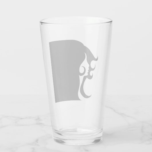 Deco Mod Woman Glas (Achterkant)