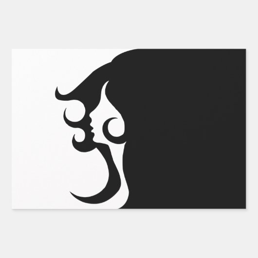 Deco Mod Woman Inpakpapier Vel (Voorkant)