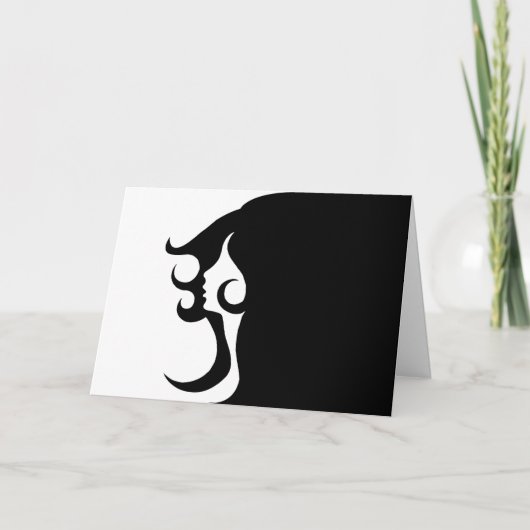 Deco Mod Woman Kaart (Voorkant)