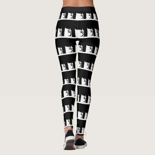 Deco Mod Woman Leggings (Achterkant)