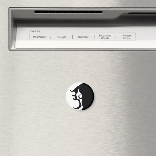 Deco Mod Woman Magneet (Insitu (Vaatwasser))