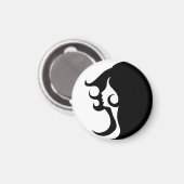 Deco Mod Woman Magneet (Voorkant / Achterkant)