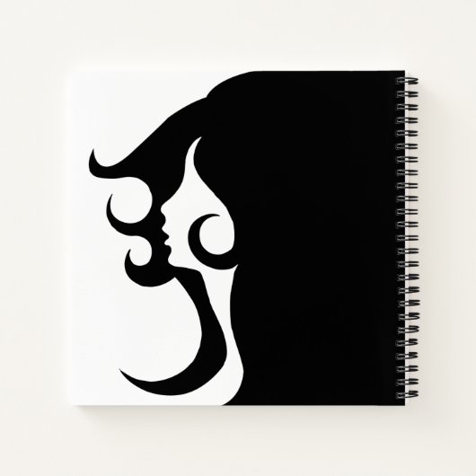 Deco Mod Woman Notitieboek (Achterkant)