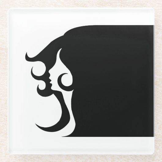 Deco Mod Woman Onderzetter (Voorkant)