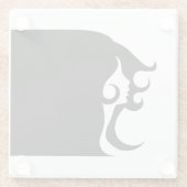 Deco Mod Woman Onderzetter Glazen Onderzetter (Achterkant)