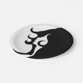 Deco Mod Woman Papieren Bordje (Gekanteld)