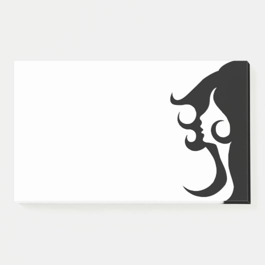 Deco Mod Woman Post-it® Notes (Voorkant)