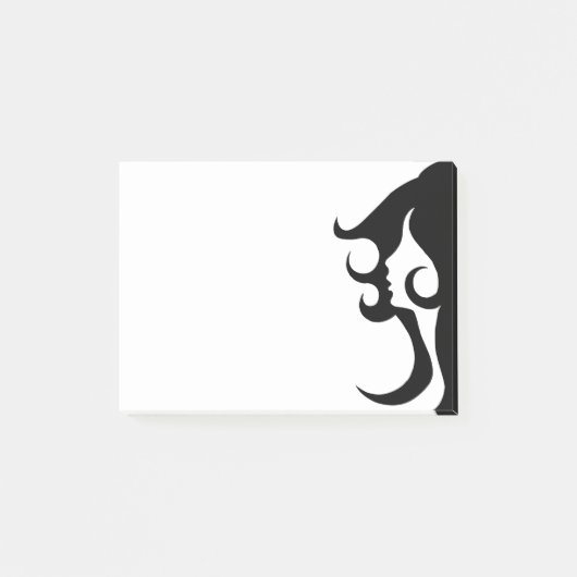 Deco Mod Woman Post-it® Notes (Voorkant)
