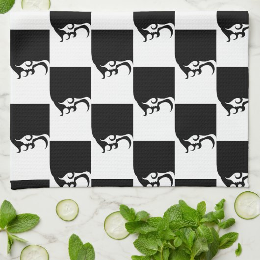 Deco Mod Woman Theedoek (Gevouwen)