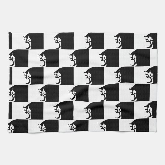 Deco Mod Woman Theedoek (Horizontaal)