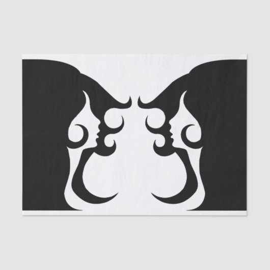 Deco Mod Woman Tissuepapier (Voorkant)