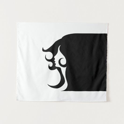 Deco Mod Woman Wandkleed (Voorkant (horizontaal))