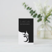 Deco Modern Hair Stylist Visitekaartje (Staand voorkant)