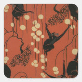  Deco Moderne Apen Vierkante Sticker (Voorkant)