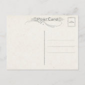 Deco Moderne Style Paasprimroses Briefkaart (Achterkant)