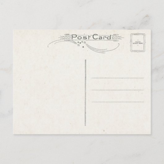 Deco Moderne Style Paasprimroses Briefkaart (Achterkant)