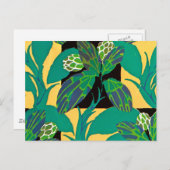 Deco Natuur Green Briefkaart (Voorkant / Achterkant)