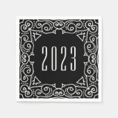 Deco nieuwjaar | Eve-partij nieuwjaar Servetten (Voorkant)