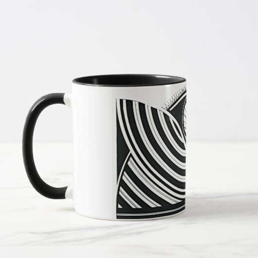 Deco Noir Geometry Mok (Links)