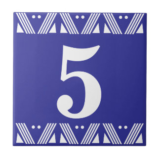 Deco Number Tile Tegeltje