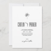 Deco Palm · Minimalistische Boho Chique · Bestemmi Kaart (Voorkant)