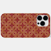 DECO-PATTERS VAN RED & GOLD ART Case-Mate iPhone CASE (Achterkant (horizontaal))