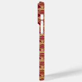 DECO-PATTERS VAN RED & GOLD ART Case-Mate iPhone CASE (Achterkant / Links)