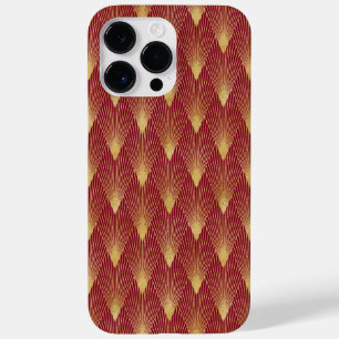 DECO-PATTERS VAN RED & GOLD ART Case-Mate iPhone 14 PRO MAX HOESJE